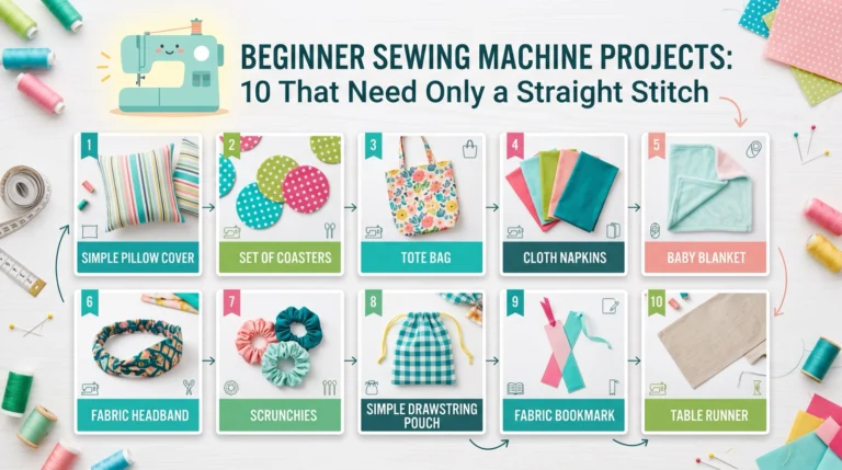 Beginner Sewing Machine Projects: 10 That Need Only a Straight Stitch